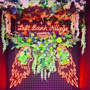 Signe au néon ailes et halo, décoration de photographie de Cosplay, salon de beauté professionnel, design lumineux d'événements de <span class=keywords><strong>vacances</strong></span> pour la décoration murale - Product Image 2