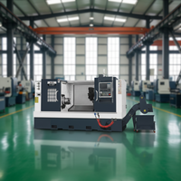 Centre de tournage CNC 3 axes Fanuc à lit incliné, usage intensif, tour CNC à broche unique