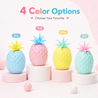 Bestseller Mini Jouet Squishy Ananas Nouveauté Caoutchouc Souple à Presser Anti-Stress Jouet Fidget