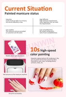 Imprimante à Ongles Facile à Utiliser Impression DIY de Motifs pour Ongles Machine 3D Numérique de Manucure Dessin Photo pour le Nail Art en Vente
