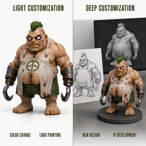 Figura de acción personalizada de monstruo, juguete artístico de vinilo, OEM ODM, juguetes artísticos, caja sorpresa - Product Image 4
