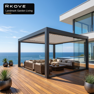 ศาลาชมวิวทะเลแบบพาโนรามา RKOVE RK-S3 โครงสร้างกันสนิมเกรดสำหรับงานทางทะเล ทนทานต่อละอองเกลือ เหมาะสำหรับบ้านพักตากอากาศริมชายฝั่งสุดหรู - Product Image 1