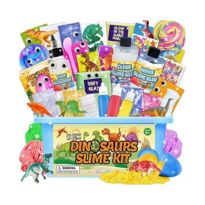 Jouets en boue cristalline pour enfants, colle à bulles, kit de slime dinosaure DIY - Product Image 2