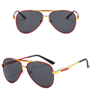 Lunettes de soleil de luxe photochromiques polarisées à grande visière pour homme et femme, conduite, métal, sept beaux modèles, lunettes de soleil premium de petite taille - Product Image 3