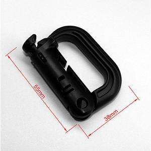 Clip Per Cinture E Zaini Fibbia Laterale Rapida In Plastica Nera Da 20 Mm - Per Cinture, Zaini, Borse, Facile Sgancio Fibbia Regolabile Per Borse E Attrezzatura