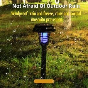 Lumière solaire de pelouse de LED de rendement élevé avec la lampe décorative puissante lampe solaire de massacre de moustique d'IP65 pour les espaces extérieurs de jardin - Product Image 3