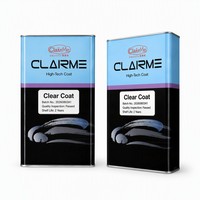 Vernis automobile acrylique 2K à séchage rapide, finition lisse sans effet peau d'orange, brillant UV pour réparation rapide
