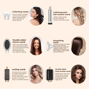 Sèche-<span class=keywords><strong>cheveux</strong></span> ionique en une étape 5 en 1, ensemble professionnel bouclé pour salon de coiffure, <span class=keywords><strong>brosse</strong></span> 7 en 1, nouvel arrivage 2026 BLDC - Product Image 6