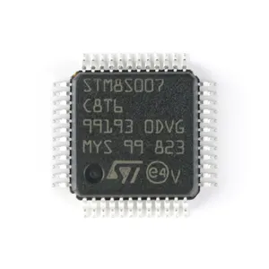 HXC Original authentique STM8S007C8T6 LQFP-48 24 MHz/64 Ko mémoire Flash/microcontrôleur 8 bits-MCU - Product Image 1