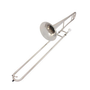 <span class=keywords><strong>Trombone</strong></span> alto en si tube <span class=keywords><strong>plat</strong></span> numéro <span class=keywords><strong>Trombone</strong></span> en laiton pour débutant <span class=keywords><strong>Trombone</strong></span> argenté nickelé - Product Image 1