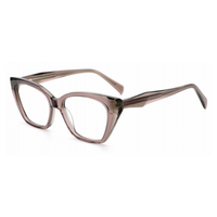 QSKY F2788 Montures de lunettes en acétate carrées pour adultes, logo personnalisé, ODM OEM, multicolores, vente en gros, lunettes transparentes