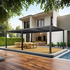 Youya automatico elettrico a lamelle a baldacchino moderno Design esterno Pergola in alluminio esterno esterno - Product Image 5