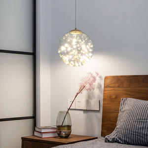 ไฟแขวนเพดานทรงกลมสำหรับโต๊ะ,บอลแขวนมุมกระจกรูปดาวสำหรับตกแต่งบ้านร้านอาหารกลางคืน - Product Image 5