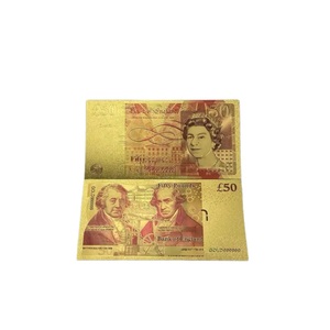 Billete <span class=keywords><strong>de</strong></span> Banco <span class=keywords><strong>de</strong></span> Inglaterra 2026, 2 Libras, Chapado en Oro <span class=keywords><strong>de</strong></span> 24K, Grabado en Relieve, Hecho a Mano, Ecológico, <span class=keywords><strong>Billetes</strong></span> Conmemorativos para <span class=keywords><strong>Coleccionistas</strong></span> - Product Image 3