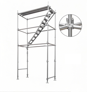 Andamios OSHA ajustables de acero para <span class=keywords><strong>alquiler</strong></span>, con sistema de nivelación de postes y estructura oscilante, para plataformas estrechas de proveedores de andamios OSHA. - Product Image 2