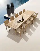 Modern Luxury Teak Wood Furniture Table Set