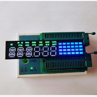 Écran LED graphique à six segments MJ Brand, 7 segments, 110x25mm avec LED Epistar pour utilisation en intérieur dans les lecteurs audio DVD MP3