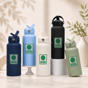 Custom Logo Stainless Steel Vacuum Insulated <b>Straw</b> Tumbler with Leakproof Lid Large Capacity BPA Free in Multiple Colors - Product Image 1