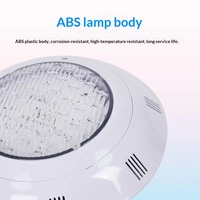 Lumière LED murale en PVC pour piscine, grande lumière LED extérieure étanche 12V IP68, télécommande colorée, lumière LED sous-marine pour piscine