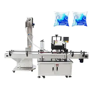 Automatic liquid pouch bag filling packing machine water filling and sealing machine