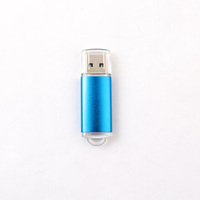 Clé USB en métal avec capuchon transparent, logo personnalisé, cadeau promotionnel, clé USB multicolores, clé USB portable 2.0, mémoire