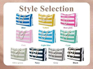 Personalizable Modern Beach Large Capacity Canvas Women's <b>Tote</b> <b>Bags</b> with Zipper for Travel & Shopping - Product Image 5