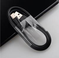 USB-C kabel pengisi daya cepat, kabel Data ponsel USB a Male ke Tipe C Male Charge Braid Shielding tembaga murni untuk kamera