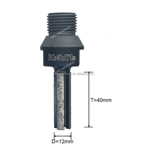 La mejor fresa de dedo de diamante de <span class=keywords><strong>prensa</strong></span> en caliente D12x40T, máquina CNC, brocas de enrutador de diamante para baldosas de porcelana Dekton, granito - Product Image 3