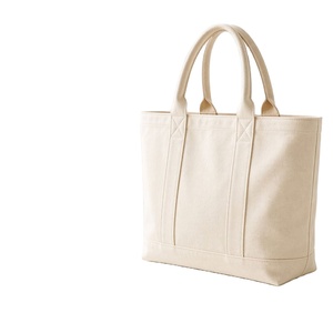 Factory Direct Wholesale Blank Natural Cotton <b>Canvas</b> Tote <b>Bags</b> DIY Heat Transfer Ready Bulk Reusable Grocery <b>Shopper</b> - Product Image 1