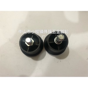 Roulettes pour meubles en nylon, tige filetée 10 mm, roulement rigide, Zhongshan - Product Image 1