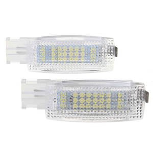 LED Interior Sun Visor Vanity Mirror Lámparas Luz de lectura para VW Golf 4 5 6 7 Passat CC B5 B6 B7 Polo Tiguan Scirocco Jetta <span class=keywords><strong>Toura</strong></span> - Product Image 1