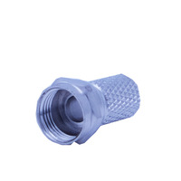 Adaptateur de connecteur de câble à vis mâle-mâle de type F pour amplificateur de fibre optique CATV IP TCP