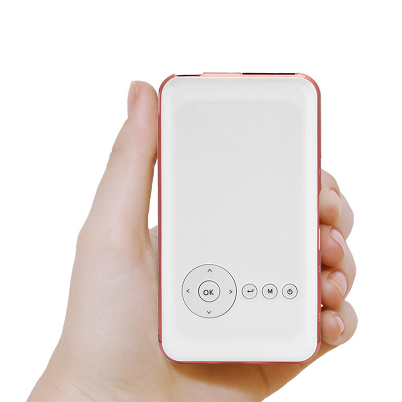 Домашний уличный умный Wi-Fi Мобильный микро проектор Карманный видеопроектор на Android DLP мини портативный телефонный проектор с батареей