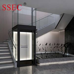 Ascensor Residencial SSEC de Fábrica para 3-5 Personas, Elevador Doméstico Pequeño de 400 kg, Elevador para Casa de 3 Pisos - Product Image 1