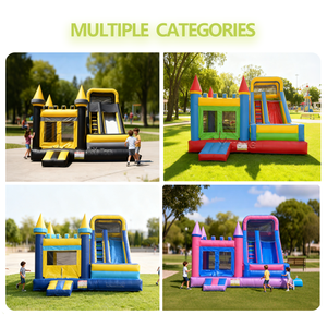 Bouncy <span class=keywords><strong>Inflatable</strong></span> lâu đài thư bị trả lại nóng bán nhảy nhà Bouncer với trượt cho trẻ em trẻ em Người lớn Combo - Product Image 5