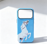Étui de téléphone portable personnalisé de haute qualité, impression personnalisée, coque rigide en TPU+PC brillant, couverture intégrale, luxe, étanche, antichoc, magnétique