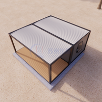 Maisons modulaires détachables de 40 pieds, préfabriquées, mobiles, hôtels, maisons de jardin, hôtels, stations balnéaires, conteneurs pour hôtel de plage