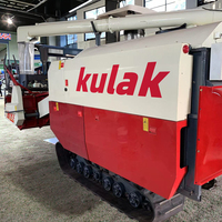 Moissonneuse-batteuse à engrenages automatique haute productivité Kulal de fabrication chinoise pour céréales (maïs, blé, riz) avec moteur pour utilisation agricole sur tracteur