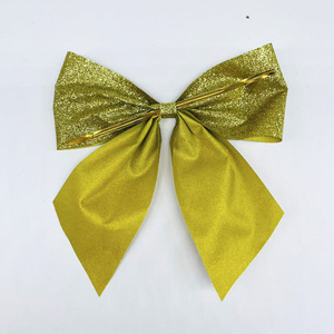 Ruban à paillettes de luxe personnalisé en gros avec attache torsadée pour la décoration de sapins de Noël, couronnes, décoration intérieure et emballage cadeau - Product Image 4