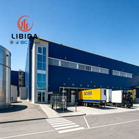 Conception Gratuite d'Usines Industrielles Préfabriquées en Acier, Bâtiments d'Entrepôts Industriels de 1500 Mètres Carrés Préfabriqués Prêts à l'Emploi