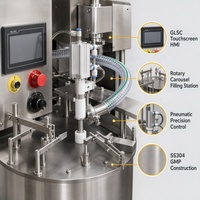 Machine de remplissage et de bouchage entièrement automatique pour sachets à bec verseur, Doypack et sacs verticaux, avec alimentateur de bouchons CE en acier inoxydable 304