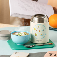 Conteneur pour chauffe-aliments en acier inoxydable à double paroi Flacon à vide isolé Pot alimentaire