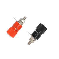 Nickelé 4mm Jack Socket Femelle Binding Banana Plugs Terminal Post Adaptateurs Connecteur Écrou Borniers