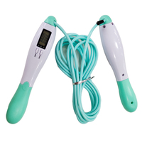 Corde à sauter unisexe robuste avec compteur numérique réglable pour usage domestique et fitness
