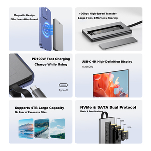 2025 New Portable Ultra-Fast <strong>Data</strong> Transfer High-Speed Photo &amp; Video Storage 1TB Magnetic SSD <strong>External</strong> Solid State Drive - Product Image 6