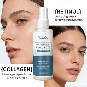 Brume Visage Hydratante au Collagène et au Rétinol OEM pour les Pores, l'Élasticité, Rafraîchissante, Traitement Anti-Âge et Liftant, Brume au Rétinol - Product Image 1