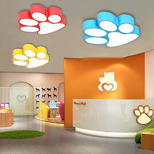 Lampada a Sospensione <span class=keywords><strong>LED</strong></span> 36W 64W con Design a Zampa Colorata per Negozi di Animali, Asili e Illuminazione Aula - Product Image 2