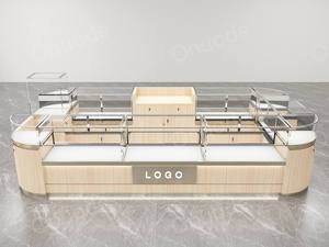 Luxury Jewelry Kiosk Design | Custom LED Glass Showcases & Retail Display Counters | One-Stop Elegant Store Fixture Solutions - Product Image 3