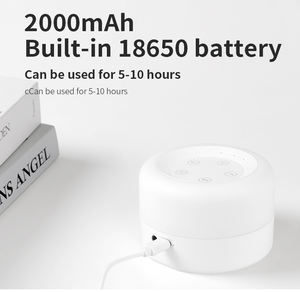 Machine à Sommeil Rechargeable Personnalisée 12 Sons Apaisants Lumière Respirante Bruit Blanc Bébé - Product Image 4