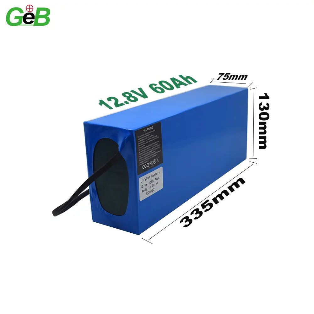 GEB売れ筋高品質32700リチウムイオン充電式バッテリーパック12.8V4S10P lifepo4バッテリーパック